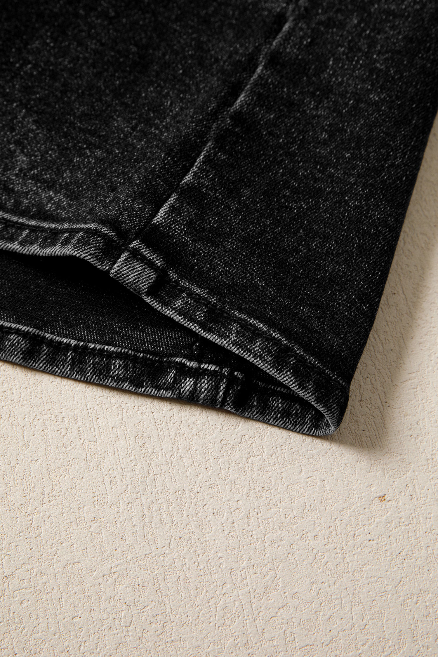 Ashleigh Blue Buttoned Front Slit Denim Vest