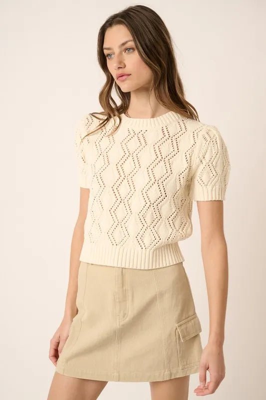 Mittoshop Cargo Mini Skirt with Side Pockets - Sand / S