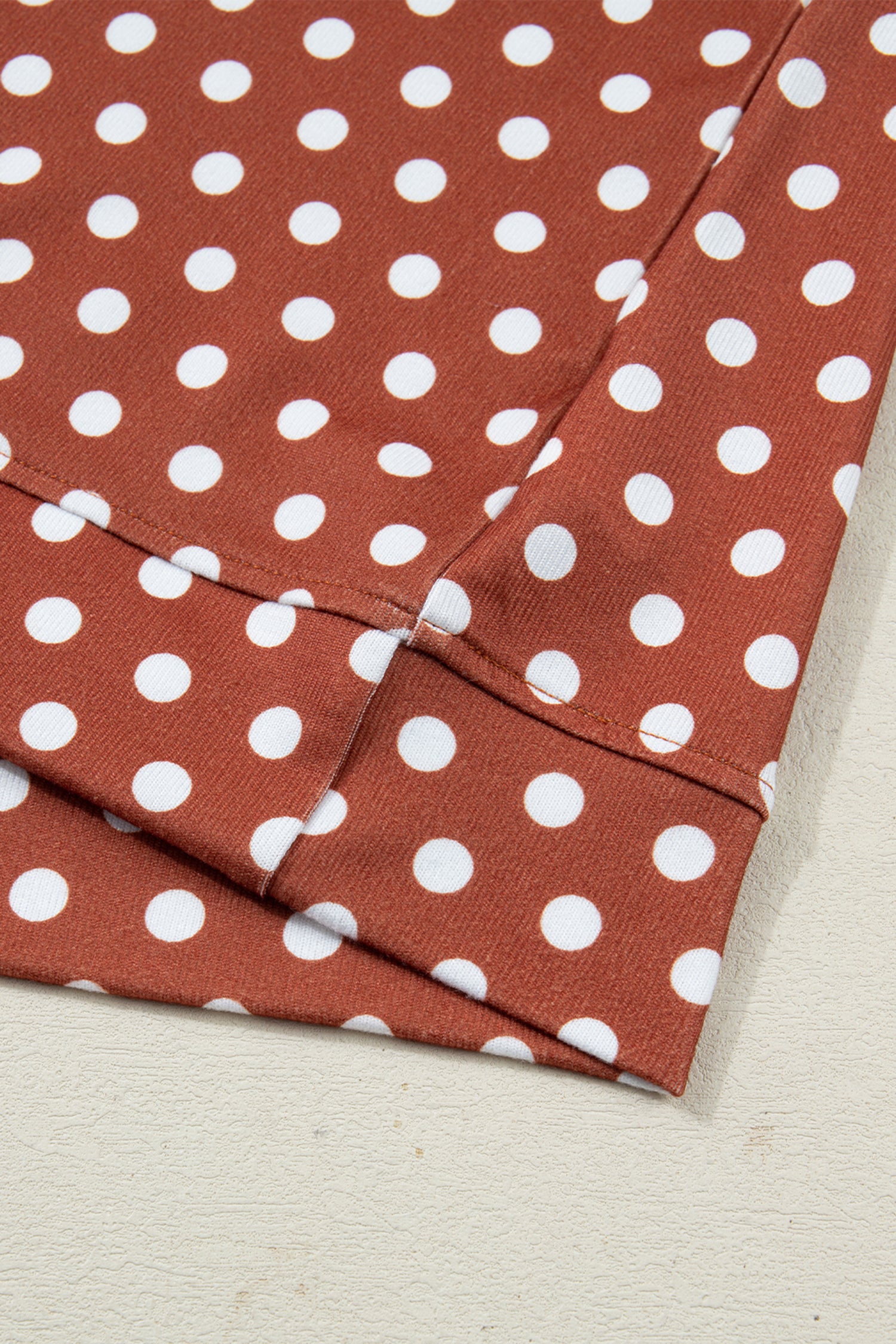 Purple Polka Dot Print Short Set
